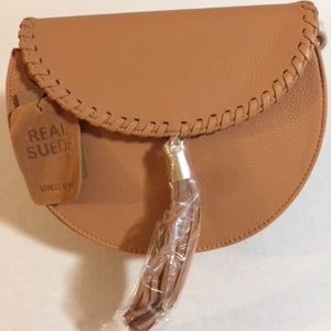 Street Level half-circle cross body purse